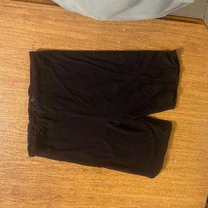 black biker shorts